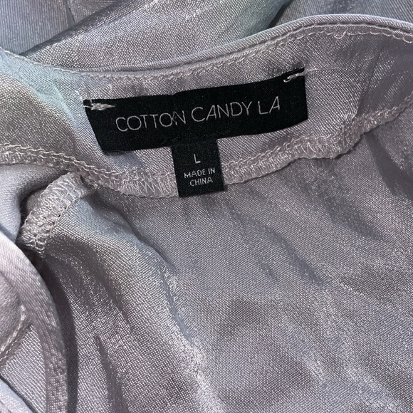 Cotton Candy LA cowl cami in silve - Picture 3 of 4